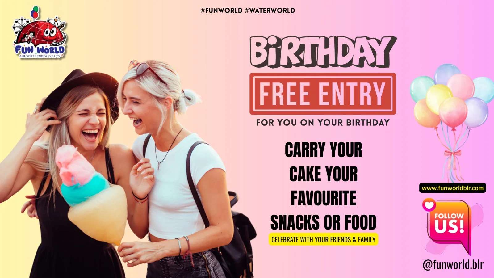 Funworld Birthday Bash Offer